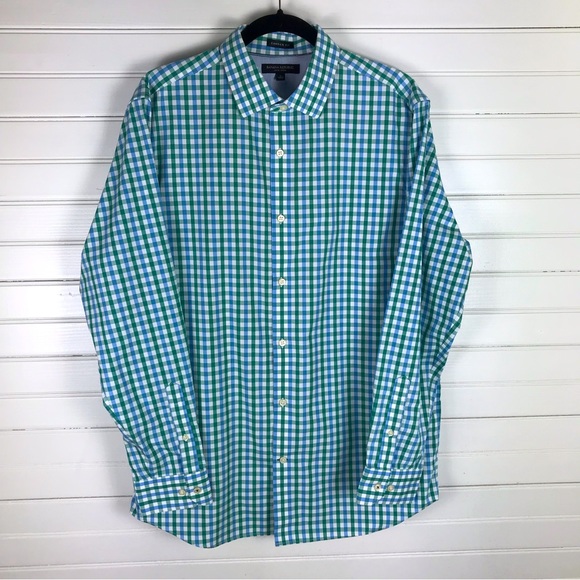 Banana Republic Other - Banana Republic Check Print Button Down Camden Fit Shirt Long Sleeve